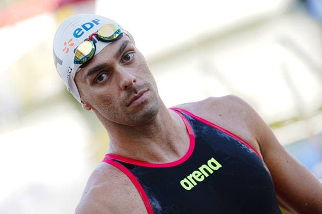 Men s 3km Knockout Sprint, Gregorio Paltrinieri from Italy at the European Aquatics Championships Paris 2026, Paris, August 07, 2026 .  Copyright: xGianxMattiaxD Alberto LaPressex