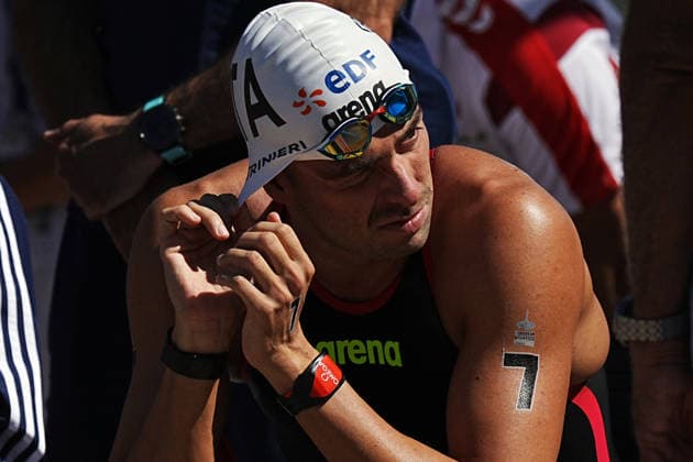 Men s 3km Knockout Sprint, Gregorio Paltrinieri from Italy at the European Aquatics Championships Paris 2026, Paris, August 07, 2026 .  Copyright: xGianxMattiaxD Alberto LaPressex
