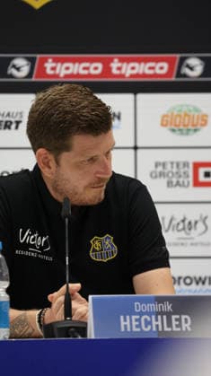 August 7, 2026, xrekx, Soccer 3rd Division, 1 FC Saarbrücken Press Conference with Sports Director Markus Thiele (from left) Dominik Hechler, Head of Media and Communications, 1 FC Saarbrücken. DFL and DFB regulations prohibit any use of photographs as image sequences and or quasi-video. Saarbrücken