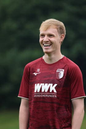 August 7, 2026, Germany, Soccer, Men s, FC Augsburg, Bundesliga, Training Camp, Achensee, FCA, Tim Breithaupt in Training at Achenkirch