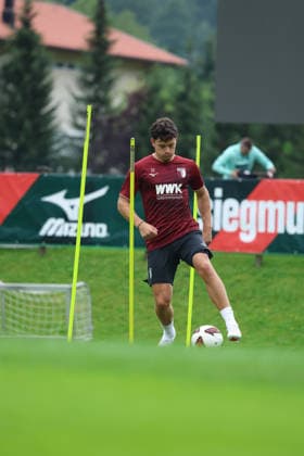 August 7, 2026, Germany, Soccer, Men s, FC Augsburg, Bundesliga, Training Camp, Achensee, FCA, Fabian Rieder in Training at Achenkirch