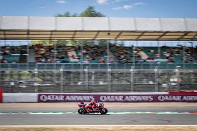 RECORD DATE NOT STATED 7th August 2026; Silverstone Circuit, Northamptonshire, England; 2026 MotoGP Grand Prix of Great Britain, Free Practice Day; Marc Marquez of the Ducati Lenovo Team during free practice 1 GodfreyxPitt