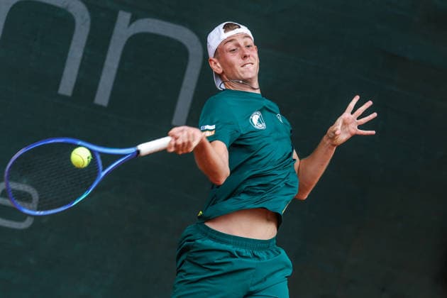 Niklas Laux, TC Grün Weiss Nikolassee, 2nd Bundesliga Men s Division: LTTC Rot Weiß Berlin vs. TC Grün Weiss Nikolassee Berlin, August 7, 2026, at Steffi Graf Stadium, hosted by LTTC Rot Weiß Berlin, 2nd Bundesliga Men s Division: LTTC Rot Weiß Berlin vs. TC Grün Weiss Nikolassee