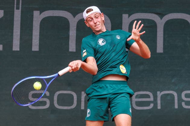 Niklas Laux, TC Grün Weiss Nikolassee, 2nd Bundesliga Men s Division: LTTC Rot Weiß Berlin vs. TC Grün Weiss Nikolassee Berlin, August 7, 2026, at Steffi Graf Stadium, hosted by LTTC Rot Weiß Berlin, 2nd Bundesliga Men s Division: LTTC Rot Weiß Berlin vs. TC Grün Weiss Nikolassee