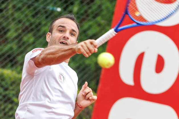 Philipp Pavlenko, TC Grün Weiss Nikolassee, 2nd Bundesliga Men s Division: LTTC Rot Weiß Berlin vs. TC Grün Weiss Nikolassee, Berlin, August 7, 2026, at Steffi Graf Stadium, hosted by LTTC Rot Weiß Berlin, 2nd Bundesliga Men s Division: LTTC Rot Weiß Berlin vs. TC Grün Weiss Nikolassee