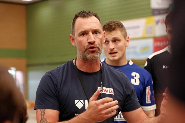 August 7, 2026, xovx, Lindencup Handball Tournament, TuS Holzheim vs. HSG Pohlheim, Coach Mario Weber, HSG Pohlheim, Linden City Hall, Hesse, Germany, DE