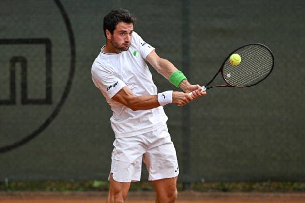 Pedro Martinez, Goalkeeper, ESP, August 7, 2026, ¢ Tennis ¢ Men s Bundesliga 1, TC Bredeney vs. TK GW Mannheim, Tennis Club Bredeney, Essen, North Rhine-Westphalia, Germany Copyright: xpepphotox xHorstxMauelshagenx pep00321, pep_20260807_hm_394256