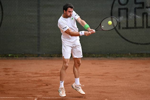 Pedro Martinez, Goalkeeper, ESP, August 7, 2026, ¢ Tennis ¢ Men s Bundesliga 1, TC Bredeney vs. TK GW Mannheim, Tennis Club Bredeney, Essen, North Rhine-Westphalia, Germany Copyright: xpepphotox xHorstxMauelshagenx pep00321, pep_20260807_hm_394294