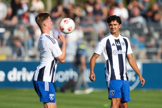 August 7, 2026, Soccer, Men s, Regionalliga Nord, Matchday 2, BSV Kickers Emden vs. Hamburger SV II, Jamil Najjar (blue, 44), BSV Kickers Emden