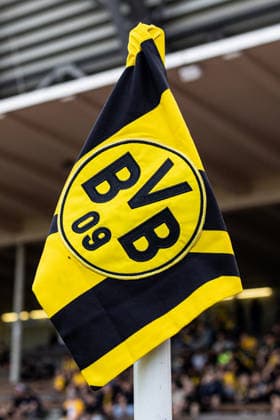 Regionalliga West: Borussia Dortmund II vs. 1. FC Köln II, August 7, 2026 Stock photo, corner flag with a view of the stadium interior before the Regionalliga West match between Borussia Dortmund II and 1. FC Köln II, Rote Erde, Dortmund, August 7, 2026. DFB regulations prohibit any use of photographs as image sequences and or quasi-video. Copyright: xBEAUTIFULxSPORTS Buriakovx