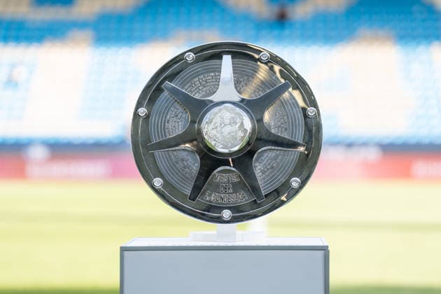 August 7, 2026, GER Germany, Soccer, 2026–2027 Season, 2. Bundesliga, Matchday 1: VfL Bochum vs. Hertha BSC Berlin, 2. Bundesliga Championship Trophy, Bochum, Vonovia Ruhrstadion, North Rhine-Westphalia, Germany Copyright: xnordphotoxGmbHx xSchulzex