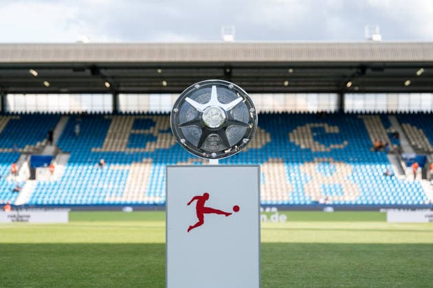 August 7, 2026, GER Germany, Soccer, 2026–2027 Season, 2. Bundesliga, Matchday 1: VfL Bochum vs. Hertha BSC Berlin, 2. Bundesliga Championship Trophy, Bochum, Vonovia Ruhrstadion, North Rhine-Westphalia, Germany Copyright: xnordphotoxGmbHx xSchulzex