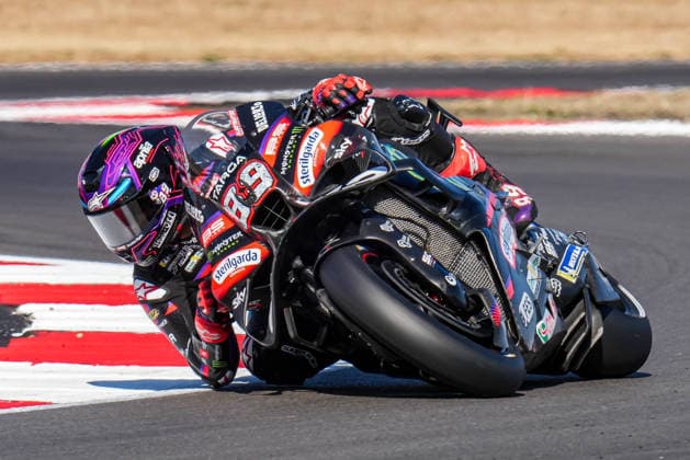 Jorge Martin (Spain) of the Aprilia Racing ( 89) during Practice at Round 12 of the 2026 Qatar Airways Grand Prix of Great Britain at Silverstone Circuit, Towcester, England on the 7 August 2026.  Copyright: xDavidxHornx PMI-7310-0051