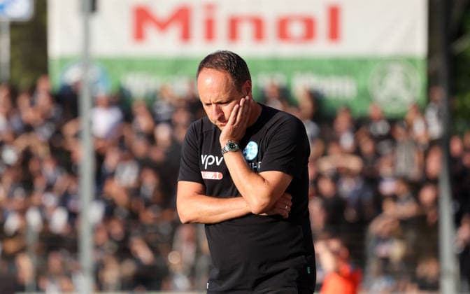 August 7, 2026, Stuttgarter Kickers vs. SSV Ulm 1846, Germany, Stuttgart, August 7, 2026, Soccer, Regionalliga Südwest, 2026–2027 season, Stuttgarter Kickers vs. SSV Ulm 1846 Holger Bachthaler, Coach of the Stuttgarter Kickers