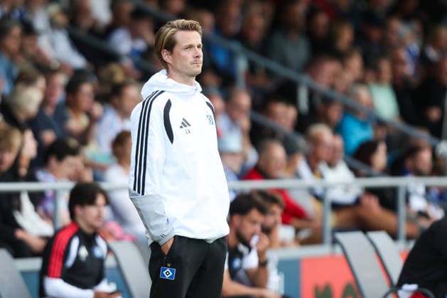 August 7, 2026, Soccer, Men s, Regionalliga Nord, Matchday 2, BSV Kickers Emden vs. Hamburger SV II, Coach Lukas Anderer, Hamburger SV II