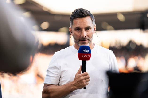 August 7, 2026, GER Germany, Soccer, 2026–2027 Season, 2. Bundesliga, Matchday 1: VfL Bochum vs. Hertha BSC Berlin—Stefan Leitl, Head Coach of Hertha BSC Berlin, in a pre-match interview in Bochum at the Vonovia Ruhrstadion, North Rhine-Westphalia, Germany Copyright: xnordphotoxGmbHx xSchulzex