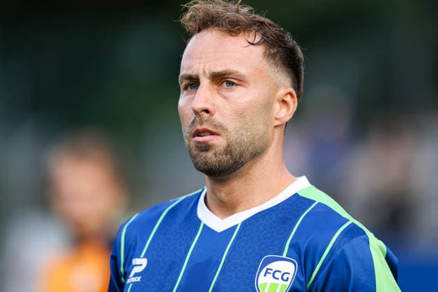 August 7, 2026, xkwix, Soccer, Regionalliga West, FC Gütersloh vs. VfL Bochum II, Heidewaldstadion, Matchday 2, 2026–2027 season Julius Langfeld FC Gütersloh 10 DFB regulations prohibit any use of photographs as image sequences and or quasi-video Photo by xKamilxWilkowskixPressefotoKochx North Rhine-Westphalia, Germany