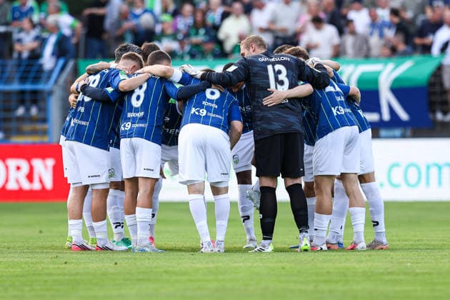 August 7, 2026, xkwix, Soccer, Regionalliga West, FC Gütersloh vs. VfL Bochum II, Heidewaldstadion, Matchday 2, 2026–2027 Season. The team from Gütersloh in the district. DFB regulations prohibit any use of photographs as image sequences and or quasi-video. Photo: xKamilxWilkowskixPressefotoKochx, North Rhine-Westphalia, Germany