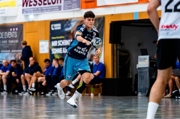 August 7, 2026, xdobgx, 2026 Heide Cup Handball Tournament, HSV Hamburg HOJ Elite vs. Alem Hdzic Handball Sport Verein Hamburg, 77 on the ball, plays the ball Schneverdingen