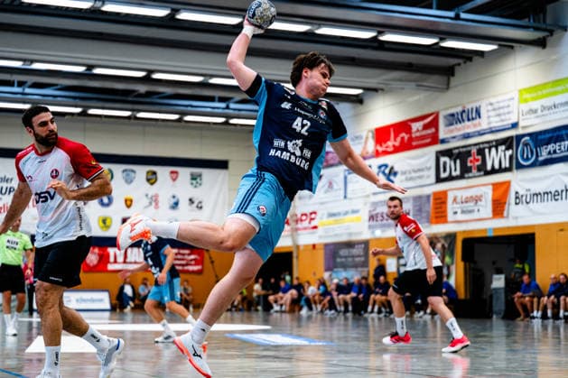 August 7, 2026, xdobgx, 2026 Heide Cup Handball Tournament, HSV Hamburg HOJ Elite vs. Jan Christian Schmidt Handball Sport Verein Hamburg, 42 on a shot, in action, shooting at Schneverdingen
