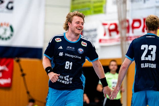 August 7, 2026, xdobgx, Handball Heide Cup 2026, HSV Hamburg HOJ Elite vs. Martin Hovde Handball Sport Verein Hamburg, 81 smiling, friendly expression, smiling, friendly expression, Schneverdingen