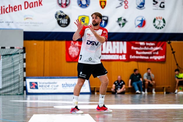 August 7, 2026, xdobgx, 2026 Heide Cup Handball Tournament, HSV Hamburg HOJ Elite vs. Simen Schönningsen HoJ Elite, 7 am Ball, plays the ball Schneverdingen