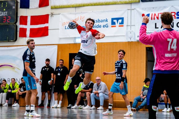August 7, 2026, xdobgx, 2026 Heide Cup Handball Tournament, HSV Hamburg HOJ Elite vs. Mikkel Olsen HoJ Elite, 42 on the throw, in action, throwing in Schneverdingen