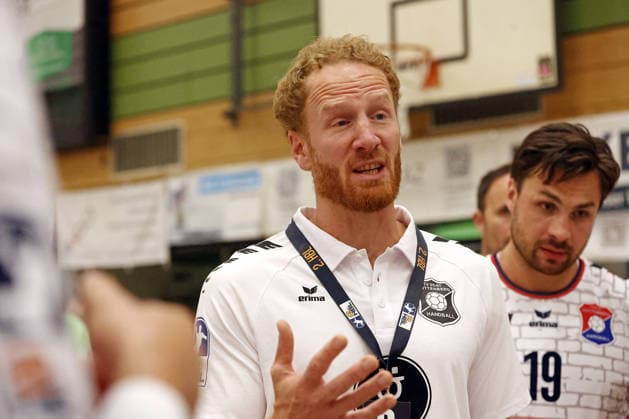 August 7, 2026, xovx, Lindencup Handball Tournament, TV Hüttenberg vs. HSC 2000 Coburg; Coach Stefan Kneer; TV Hüttenberg; Linden City Hall; Hesse, Germany; DE