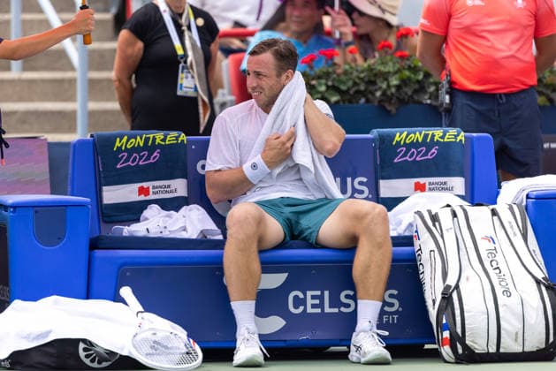 August 7, 2026, Montreal, Quebec, Canada: TALLON GRIEKSPOOR from Nederlands in match against Matteo Arnaldi (30) from Italia in third round at Canadian Open at IGA stadium in Montreal, Quebec, Canada on 2026-08-07 Montreal Canada - ZUMAl189 20260807_zsp_l189_028 Copyright: xYannickxLegarex