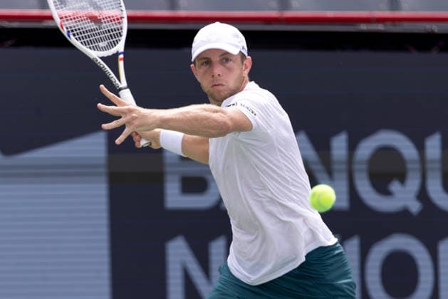 August 7, 2026, Montreal, Quebec, Canada: TALLON GRIEKSPOOR from Nederlands forehand in match against Matteo Arnaldi (30) from Italia in third round at Canadian Open at IGA stadium in Montreal, Quebec, Canada on 2026-08-07 Montreal Canada - ZUMAl189 20260807_zsp_l189_037 Copyright: xYannickxLegarex