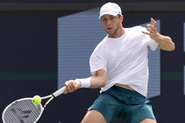 August 7, 2026, Montreal, Quebec, Canada: TALLON GRIEKSPOOR from Nederlands forehand in match against Matteo Arnaldi (30) from Italia in third round at Canadian Open at IGA stadium in Montreal, Quebec, Canada on 2026-08-07 Montreal Canada - ZUMAl189 20260807_zsp_l189_038 Copyright: xYannickxLegarex
