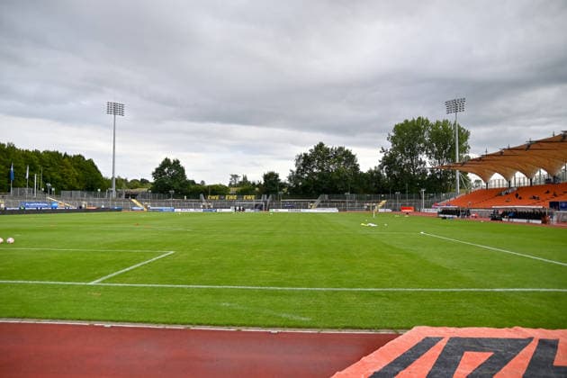 Stadion am Marschweg, Oldenburg, Panorama: VfB Oldenburg vs. SV Drochtersen Assel, Soccer, Regionalliga Nord, Matchday 2, 2026–2027 Season, August 7, 2026, VfB Oldenburg vs. SV Drochtersen Assel, Soccer, Regionalliga Nord, Matchday 2, 2026–2027 Season, August 7, 2026, Oldenburg Copyright: xEibner-Pressefoto RobertxGertzenx EP_RGN