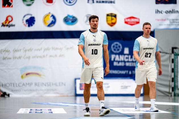 August 7, 2026, xdobgx, 2026 Heide Cup Handball Tournament, VFL Gummersbach vs. Provence Aix, Alex Dujshebaev (VfL Gummersbach), 10 cutouts, single image, full-body shot, Schneverdingen