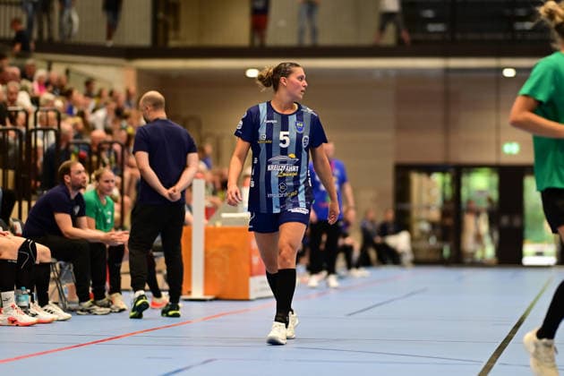 Handball I Women I 2026–2027 Season I Friendly Match I Buxtehuder SV vs. VfL Oldenburg I August 7, 2026 Maj Nielsen 5, Buxtehuder Sportverein, Buxtehude, Halle Nord, Lower Saxony, Germany Copyright: xLobeca FelixxWeißbergx