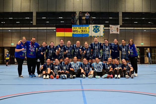 Handball I Women I 2026–2027 Season I Friendly Match I Buxtehuder SV vs. VfL Oldenburg I August 7, 2026 Cheering, Excitement, Enthusiasm, Euphoria, Joy, Happiness, cheerfulness at Buxtehuder Sportverein Women’s Team, Buxtehude North Hall, New Lower Saxony, Germany Copyright: xLobeca FelixxWeißbergx