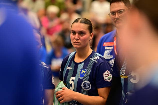Handball I Women I 2026–2027 Season I Friendly Match I Buxtehuder SV vs. VfL Oldenburg I August 7, 2026 Maj Nielsen 5, Buxtehuder Sportverein, Buxtehude, Halle Nord, Lower Saxony, Germany Copyright: xLobeca FelixxWeißbergx