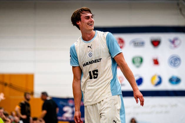 August 7, 2026, xdobgx, Handball Heide Cup 2026, VFL Gummersbach vs. Provence Aix, Miro Schluroff (VfL Gummersbach), 15, smiling, friendly expression, Schneverdingen