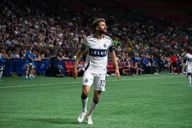 VANCOUVER, CANADA - AUGUST 7: Thomas Muller of Vancouver Whitecaps FC in action during the Leagues Cup group stage match between Vancouver Whitecaps FC and FC Juarez at BC Place Stadium on August 7, 2026 in Vancouver, British Columbia, Canada. Copyright: xAmyxElle SPPx Sportspressphoto_SPR202264