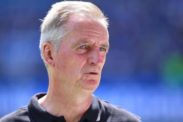 Magdeburg, Saxony-Anhalt, Germany, August 8, 2026, Avnet Arena, Matchday 32, 2026–27 Season, 2. Bundesliga, 1. FC Magdeburg vs. Eintracht Braunschweig, Magdeburg coach Petrik Sander before the game Copyright: xdtsxNachrichtenagenturx dts_129592