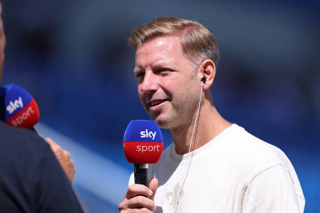 August 8, 2026, Soccer 2. Bundesliga, SV Darmstadt 98 vs. Holstein Kiel, from left: Coach Florian Kohfeldt of SV Darmstadt 98 in a Sky interview. DFL and DFB regulations prohibit any use of photographs as image sequences and or quasi-video. xdcx Copyright: HMBxMedia Claus
