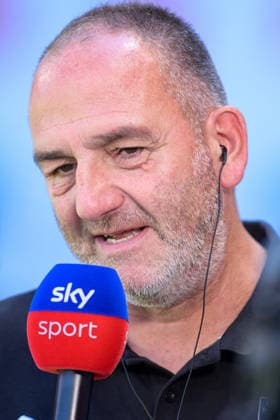 Soccer, 2. Bundesliga, 20260808, 1. FC Heidenheim vs. VfL Osnabrück. Pictured: Heidenheim coach Frank SCHMIDT. Interview at Heidenheim s Voith Arena, Baden-Württemberg, Germany Copyright: Passion2Press MarkusxFischerx