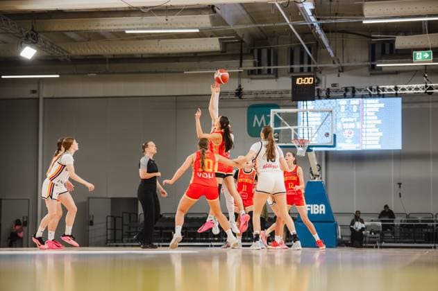 On August 6, 2026, Germany’s U18 team faced Montenegro at the European Championship at Kistamässan in Stockholm. The photo gallery shows the best moments from the basketball game—the home game for the German U18 team at the U18 Women’s European Championship, Germany vs. Montenegro, August 6, 2026, Stockholm, Kistamässan Copyright: xJoelxKruehlerx