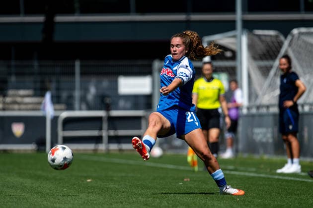 August 8, 2026, GER, Soccer, Women, Friendly, 2026–2027 Season, VfB Stuttgart vs. TSG 1899 Hoffenheim, Laia Martret Jimenez (Hoffenheim), 21 on the ball, Stuttgart, Robert Schlienz Stadium, Baden-Württemberg, Germany Copyright: xNordphoto Memmlerx