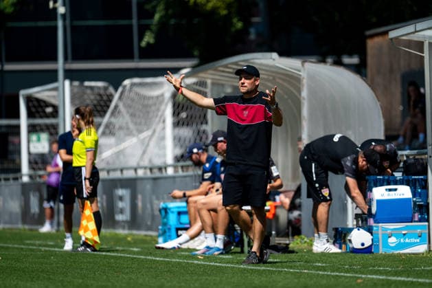 August 8, 2026, GER, Soccer, Women s, Friendly, 2026–2027 Season, VfB Stuttgart vs. TSG 1899 Hoffenheim, Nico Schneck, VfB Stuttgart, Coach, Stuttgart, Robert Schlienz Stadium, Baden-Württemberg, Germany Copyright: xNordphoto Memmlerx
