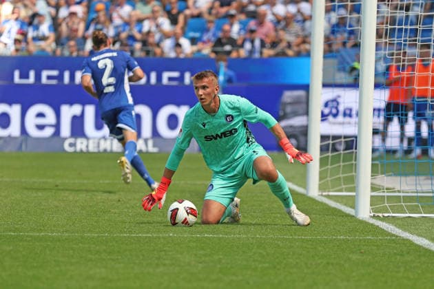 Christian Bernat Hans Karlsruher SC, 1 GER, SC Karlsruhe vs. DSC Arminia Bielefeld, Soccer, Matchday 1, 2026–2027 Season, 2. Bundesliga, August 8, 2026. DFL and DFB regulations prohibit any use of photographs as image sequences and or quasi-VIDEO GER SC Karlsruhe DSC Arminia Bielefeld Soccer Matchday 1 Season 2026–2027 August 8, 2026 Copyright: xEibner-Pressefoto JoergxHirschx EP_JHH