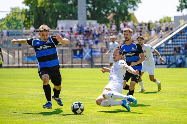 Nick Doktorczyk, FSV Frankfurt, 15 FSV Frankfurt vs. VfR Mannheim, Soccer, Regionalliga Southwest, Matchday 1, 2026–2027 Season, August 8, 2026 Eibner Press Photo Attila Ziga FSV Frankfurt vs. VfR Mannheim, Soccer, Regionalliga Southwest, Matchday 1, 2026–2027 Season, August 8, 2026 Frankfurt Copyright: xEibner-Pressefotox EP_AZA
