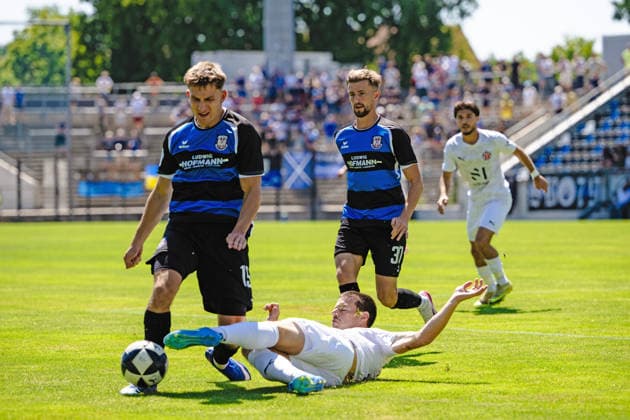 Nick Doktorczyk, FSV Frankfurt, 15 FSV Frankfurt vs. VfR Mannheim, Soccer, Regionalliga Southwest, Matchday 1, 2026–2027 Season, August 8, 2026 Eibner Press Photo Attila Ziga FSV Frankfurt vs. VfR Mannheim, Soccer, Regionalliga Southwest, Matchday 1, 2026–2027 Season, August 8, 2026 Frankfurt Copyright: xEibner-Pressefotox EP_AZA