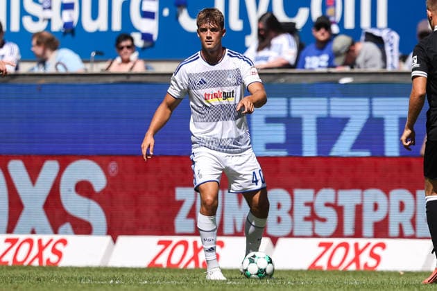 August 8, 2026, xkwix, Soccer, 3rd Division, MSV Duisburg vs. SV Meppen, Schauinsland Reisen Arena, Matchday 1, 2026–2027 Season Ben Schlicke MSV Duisburg 40 DFB regulations prohibit any use of photographs as image sequences and or quasi-video Photo: xKamilxWilkowskixPressefotoKochx North Rhine-Westphalia, Germany