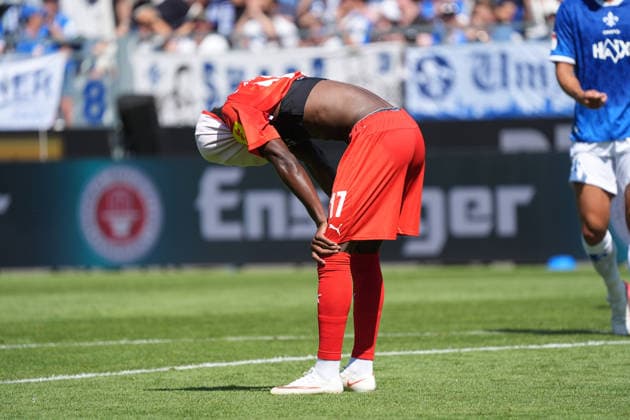 Faride Alidou Frustrates Holstein Kiel August 8, 2026 2. Bundesliga, 2026–27 Season SV Darmstadt 98 vs. Holstein Kiel, Stadion am Boellenfalltor, Matchday 1, emonline, emspor,