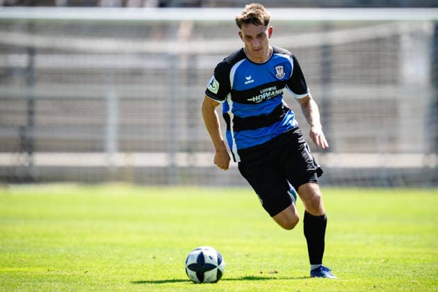 Nick Doktorczyk, FSV Frankfurt, 15 FSV Frankfurt vs. VfR Mannheim, Soccer, Regionalliga Southwest, Matchday 1, 2026–2027 Season, August 8, 2026 Eibner Press Photo Attila Ziga FSV Frankfurt vs. VfR Mannheim, Soccer, Regionalliga Southwest, Matchday 1, 2026–2027 Season, August 8, 2026 Frankfurt Copyright: xEibner-Pressefotox EP_AZA